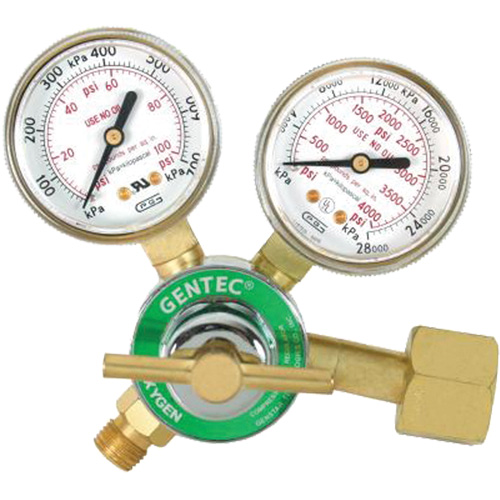 D&eacute;tendeur &agrave; simple d&eacute;tente de s&eacute;rie l&eacute;g&egrave;re, Oxyg&egrave;ne, Entr&eacute;e CGA540 Ontario Packaging