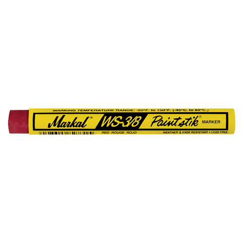 B&acirc;ton de peinture WS-3/8 Paintstik, B&acirc;ton plein, Rouge Ontario Packaging