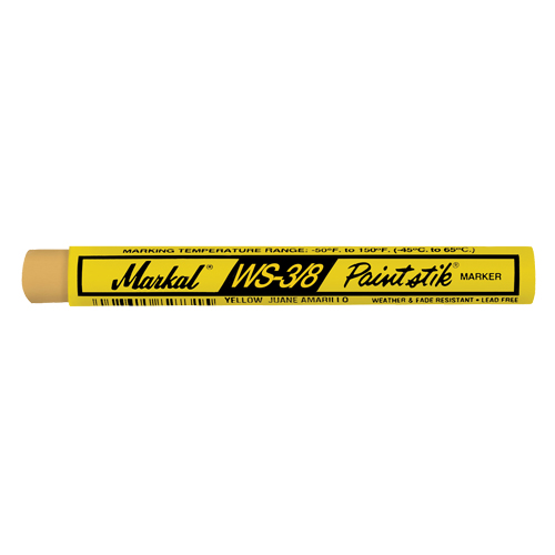 B&acirc;ton de peinture WS-3/8 Paintstik, B&acirc;ton plein, Jaune Ontario Packaging