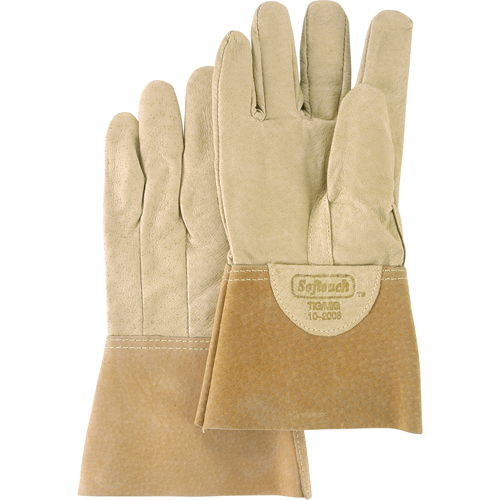 Gants de soudage Softouch, Cuir de porc, Taille Moyen Ontario Packaging