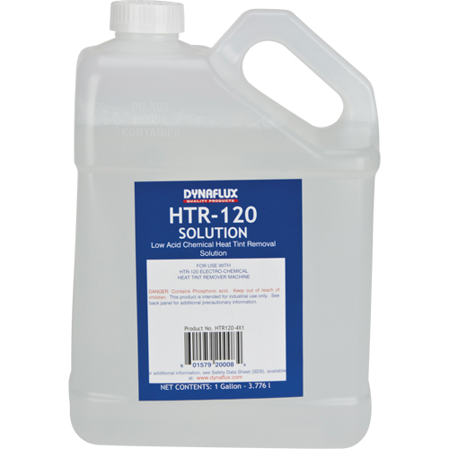HTR-121 Mild Solution for Heat Tint Removal System Machine, Jug Ontario Packaging