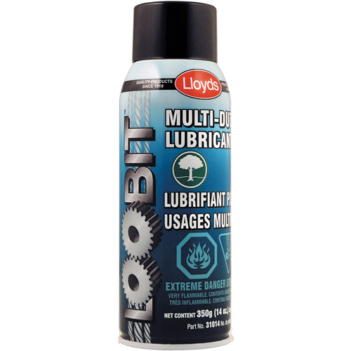 Loobit Multi Lubricant & Wire Rope Dressing, Aerosol Can Ontario Packaging
