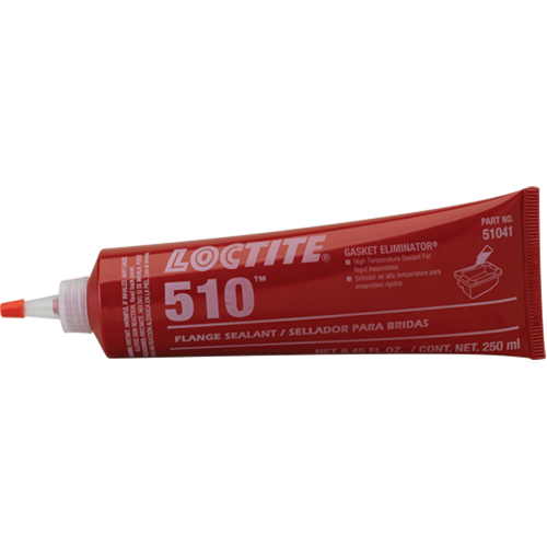 Flange Sealant 510 Gasket Eliminator High Temperature, Tube, Red Ontario Packaging