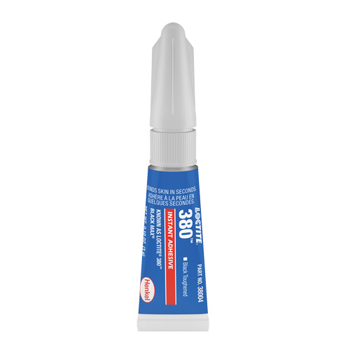 Black Max 380 Toughened Adhesive, Black, Tube, 3 g Ontario Packaging