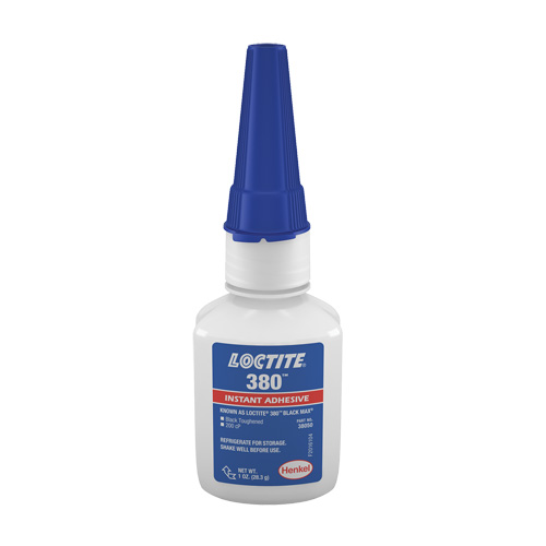 Black Max 380 Toughened Adhesive, Black, Bottle, 1 oz. Ontario Packaging