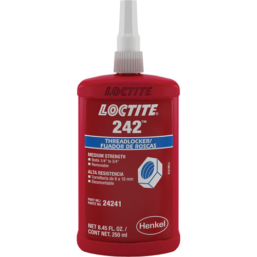 Compos&eacute; de blocage 242, Bleu, Moyen, 250 ml, Bouteille Ontario Packaging