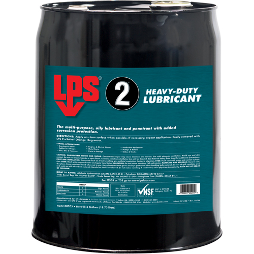 Lubrifiant surpuissant 2, Seau Ontario Packaging
