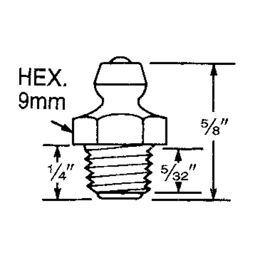 Raccord, Filetage de 8 mm Ontario Packaging