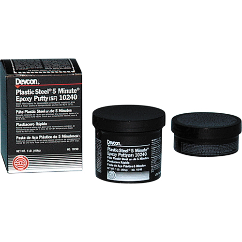 Mastic Plastic Steel 5 Minute, 1 lb, R&eacute;cipient Ontario Packaging