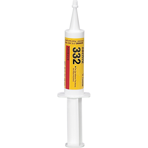 Structural Adhesive 332 Severe Environment , 623 g., Syringe, Amber Ontario Packaging