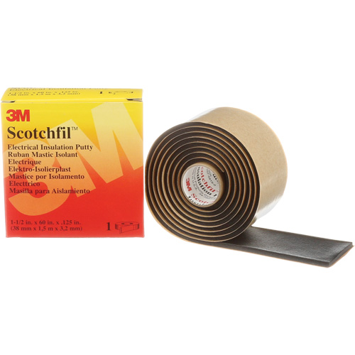 Mastic isolant Scotchfil, Rouleau, Noir Ontario Packaging