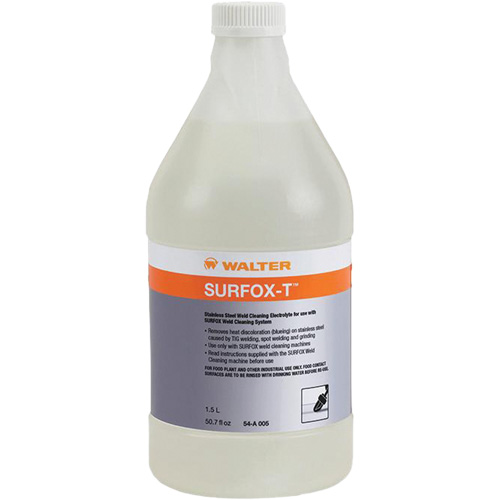 SURFOX-T Weld Cleaner, 1.5 L, Bottle Ontario Packaging