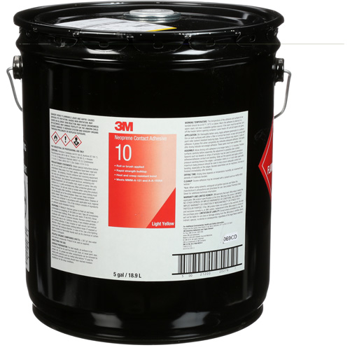 Colle contact Ten Bond, Seau, 5 gal., Jaune Ontario Packaging