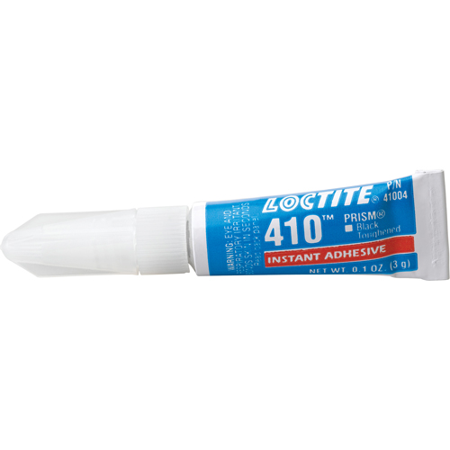 410 Instant Adhesive, Black, Tube, 3 g Ontario Packaging
