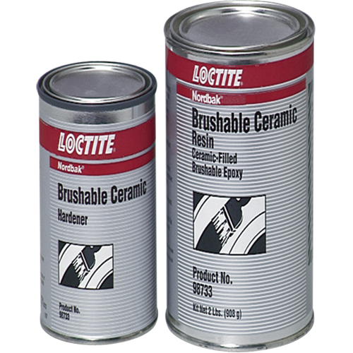 Nordbak Brushable Ceramic, 2 lbs., Kit, Grey Ontario Packaging