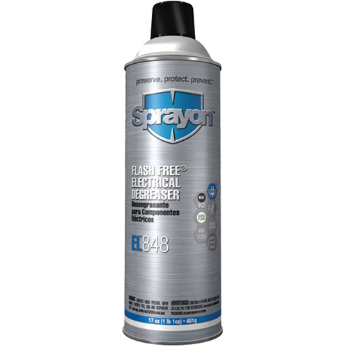 EL848 Flash Free&reg; Electrical Degreaser, Aerosol Can Ontario Packaging