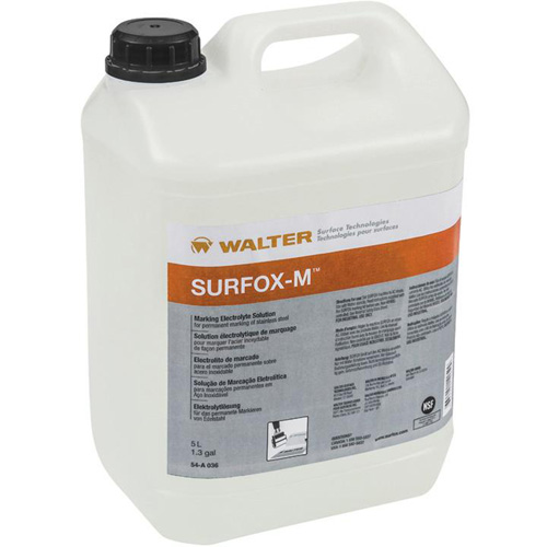 SURFOX-M Stainless Steel Marking Electrolyte Ontario Packaging