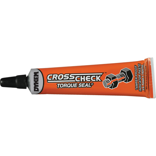 P&acirc;te indicatrice inviolable Cross-Check Torque Seal, 1 liq. oz., Tube, Orange Ontario Packaging