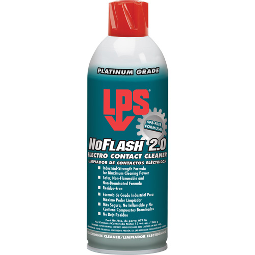 NoFlash&reg; 2.0 Electro Contact Cleaners, Aerosol Can Ontario Packaging