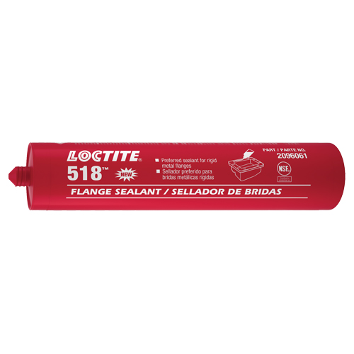 Scellant &agrave; collerettes 518, Cartouche, Rouge Ontario Packaging