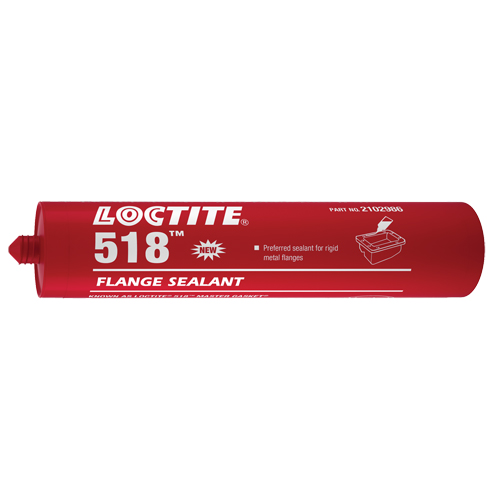518 Flange Sealant, Cartridge, Red Ontario Packaging