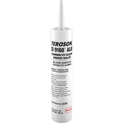 Teroson&reg; SI 9160 Silicone Sealant, Cartridge, Aluminum Ontario Packaging
