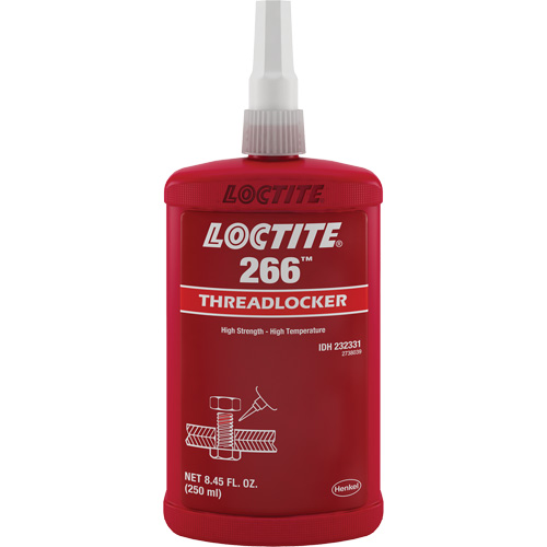 Compos&eacute; de blocage 266, Rouge, &eacute;lev&eacute;, 250 ml, Bouteille Ontario Packaging