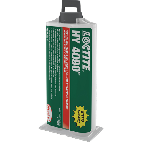 Adh&eacute;sif hybride pour r&eacute;parations structurales HY 4090, Deux composants, Cartouche double, 50 g, Blanc cass&eacute; Ontario Packaging