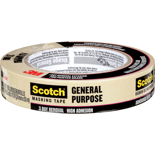 Ruban-cache &agrave; usage g&eacute;n&eacute;ral 2020 Scotch 2020, 24 mm (1") x 55 m (180'), Havane Ontario Packaging
