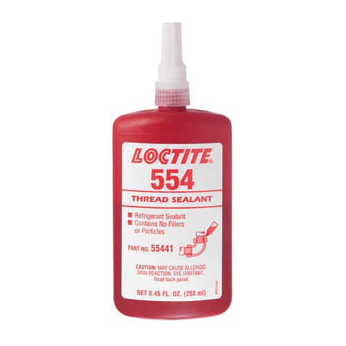 554 Thread Sealant, Bottle, 10 ml, -53.89° C - 148.89° C/-65°F - 300°F Ontario Packaging