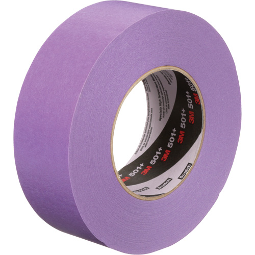 501+ Specialty High-Temperature Masking Tape, 36 mm (1-1/2") x 55 m (180'), Purple Ontario Packaging