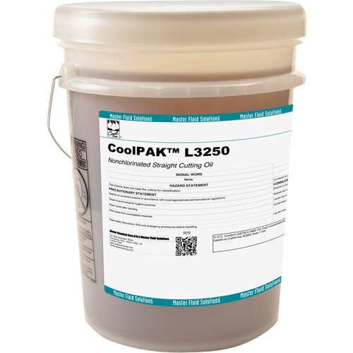 CoolPAK Nonchlorinated Straight Cutting Oil, Pail Ontario Packaging