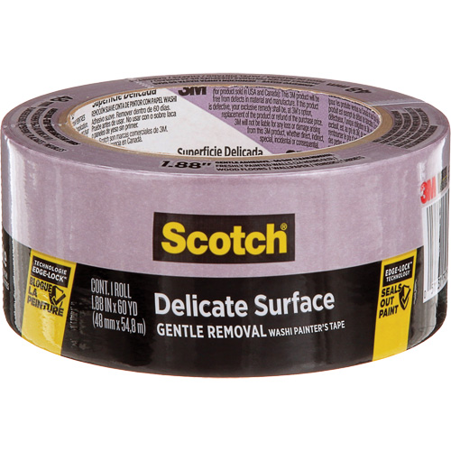 Scotch&reg; Delicate Surface Painter's Tape 2080, 48 mm (1-7/8") x 55 m (180'), Purple Ontario Packaging