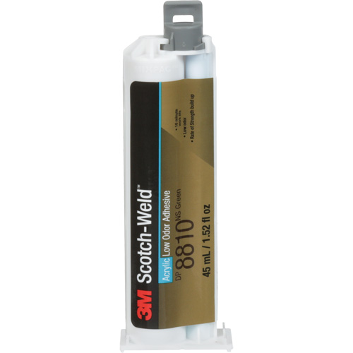 Adh&eacute;sif &agrave; faible odeur Scotch-Weld, Deux composants, Cartouche double, 45 ml, Vert Ontario Packaging
