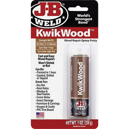 Colle &eacute;poxyde KwikWood, 2 oz, B&acirc;ton, Havane Ontario Packaging