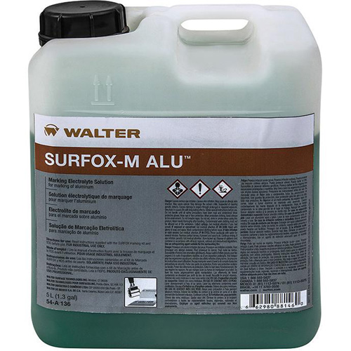 Surfox-M Alum Marking Electrolyte Solution Ontario Packaging