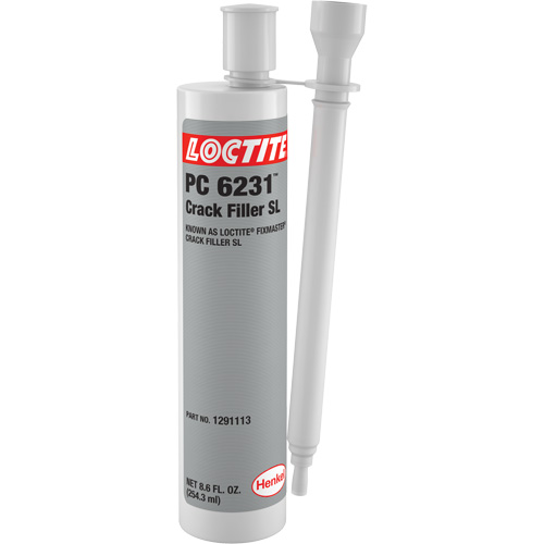 Loctite&reg; Fixmaster&reg; Crack Filler SL, 8.6 fl. oz., Dual Cartridge, Grey Ontario Packaging
