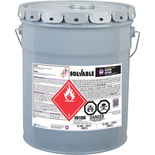 Ac&eacute;tone liquide, 18,9 L Ontario Packaging