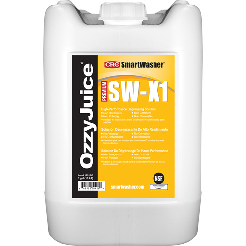 SmartWasher&reg; OzzyJuice&reg; SW-X1 HP Degreasing Solution, Jug Ontario Packaging