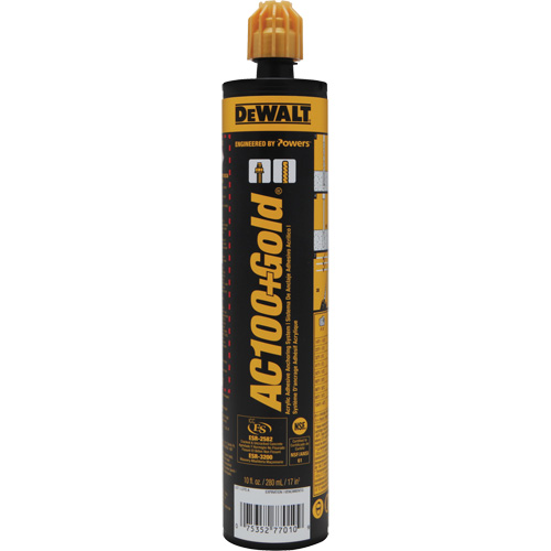 AC100+ Gold&reg; Adhesive Anchoring System Ontario Packaging