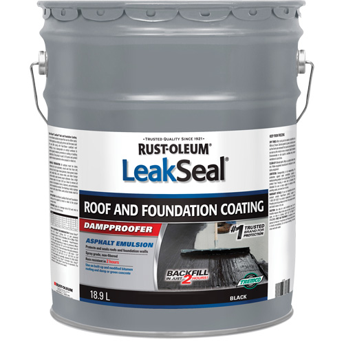 Rev&ecirc;tement de plancher et fondation LeakSeal Ontario Packaging