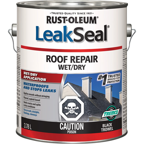 Produit de r&eacute;paration de toit sec/humide LeakSeal Ontario Packaging