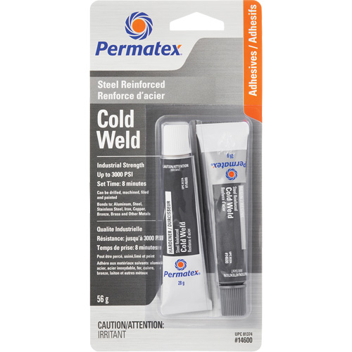 Compos&eacute; pour collage &agrave; froid, 2 x 28 g, Tube, Deux composants, Gris Ontario Packaging