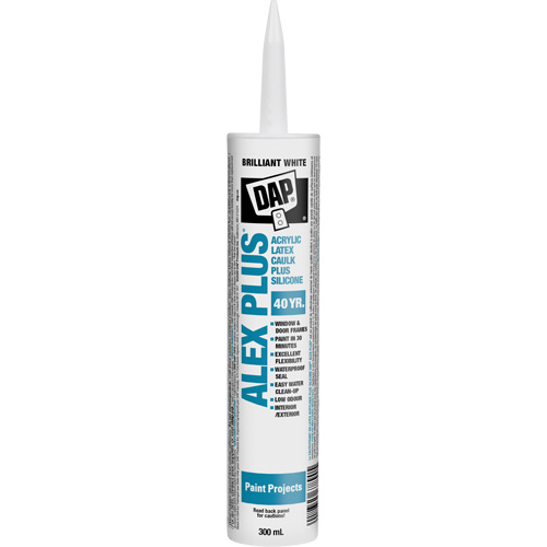 Alex Plus&reg; All Purpose Acrylic Latex Caulk Plus Silicone Ontario Packaging