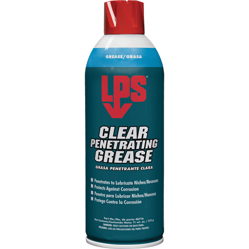 Clear Penetrating Grease, 11 oz., Aerosol Can Ontario Packaging