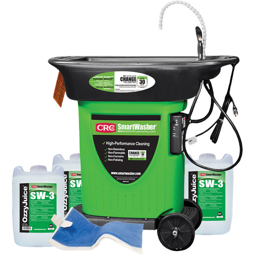 Trousse de bassin de nettoyage de pi&egrave;ces mobile SmartWasher SW-323 Ontario Packaging