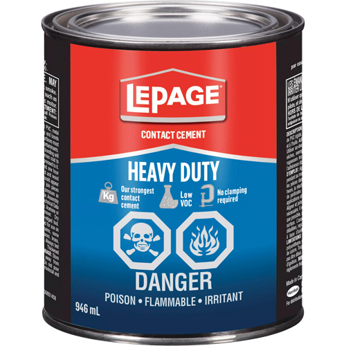 Heavy-Duty Contact Cement, Can, 946 ml, Amber Ontario Packaging