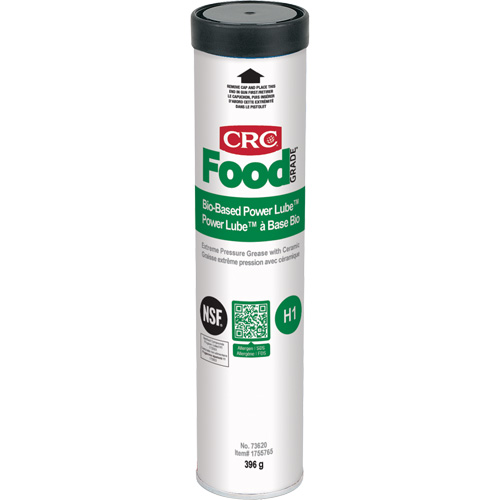 FoodGrade Bio Based Power Lube Extreme Pressure Grease with Ceramic, Cartridge Ontario Packaging