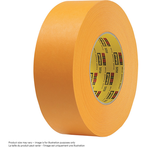 Ruban-cache plat Performance 2525, 72 mm (3") x 55 m (180'), Jaune Ontario Packaging
