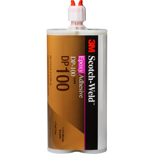 Scotch-Weld Adhesive, 400 ml, Cartridge, Two-Part, Clear Ontario Packaging